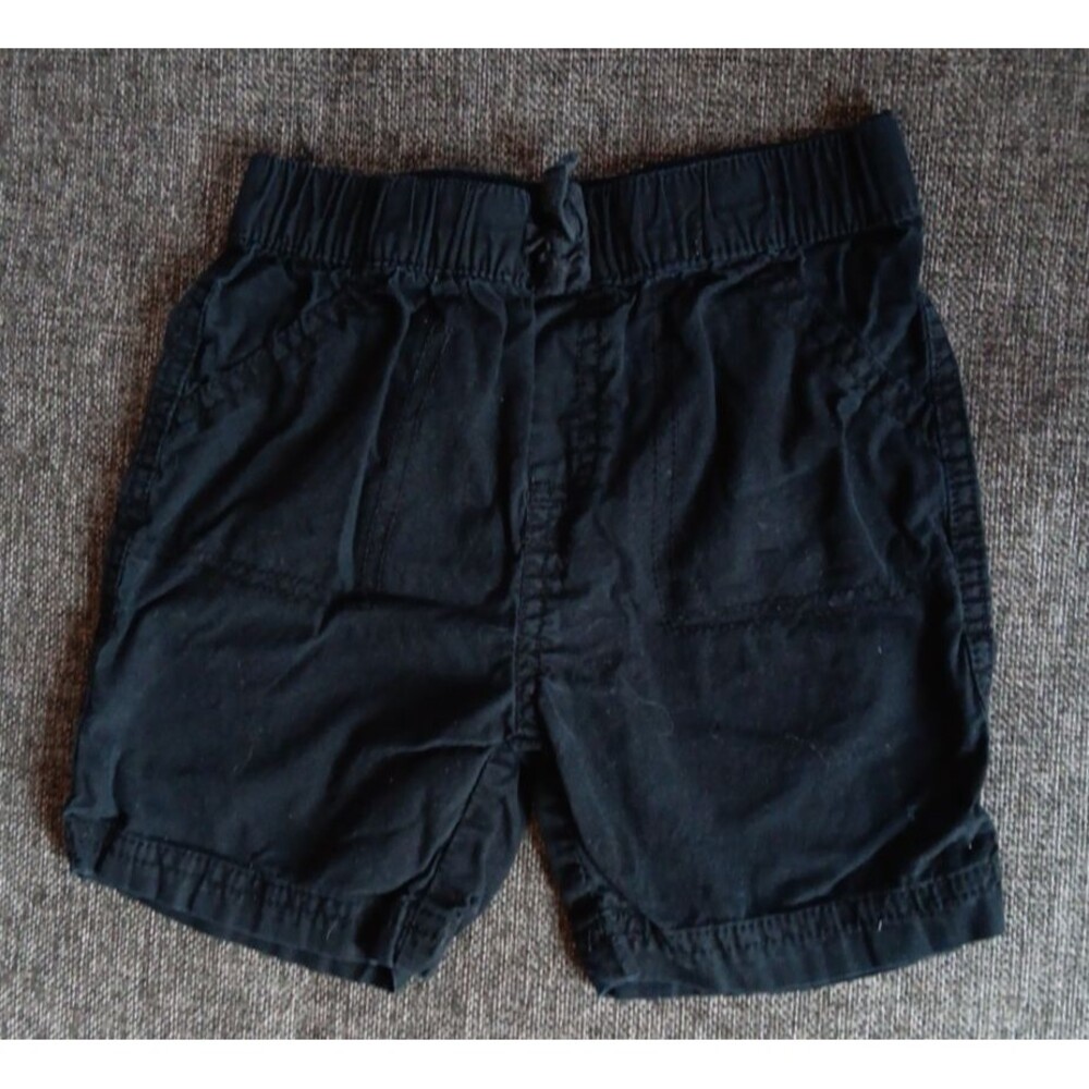 First Impressions Shorts 2T Black Elastic Waist Draw String